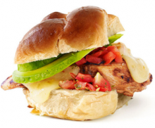 John McCain Chicken Queso Burger Photo